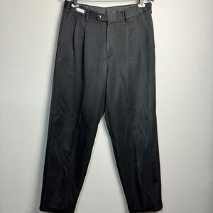 Savane Comfort Plus Dress Pants‎ Cuffed Hem Pleated Cool Dry Comfortable 33x32